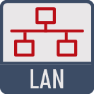 Netzwerkschnittstelle LAN: zum Anschluss an ein Ethernet-Netzwerk