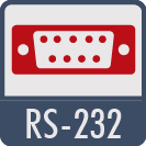 Datenschnittstelle RS-232C: PC- oder Druckeranschluss möglich