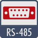 Datenschnittstelle RS-485: Zum Anschluss der Waage an Drucker, PC oder andere Peripheriegeräte. Hohe Toleranz gegenüber elektromagnetischen Störungen